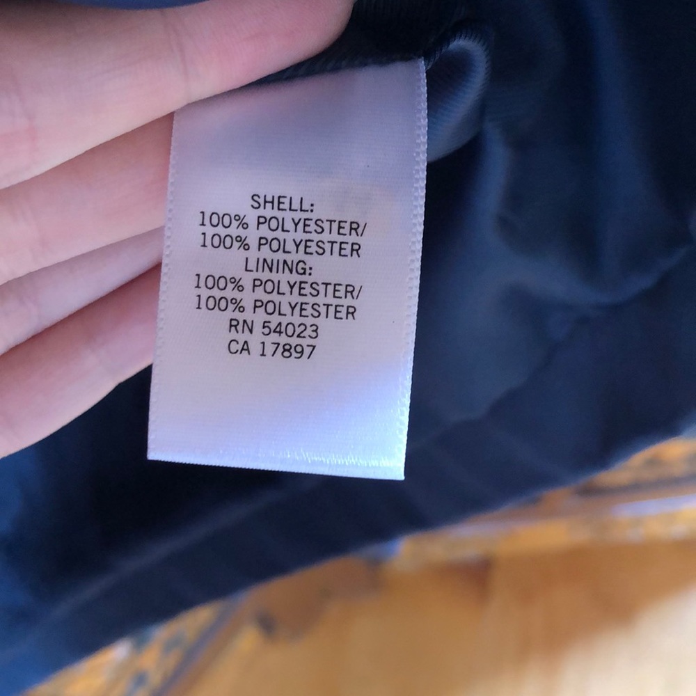 Banana Republic Teal Blue Rain Jacket Men’s Size XXL Long Sleeve Collared Adult - Picture 4 of 6
